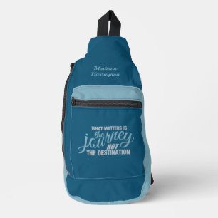 旅名前をカスタムする スリングバッグ