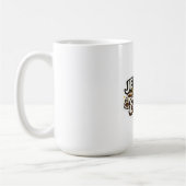  旅好きなコーヒー好きのための面白い帽子 コーヒーマグカップ (左)