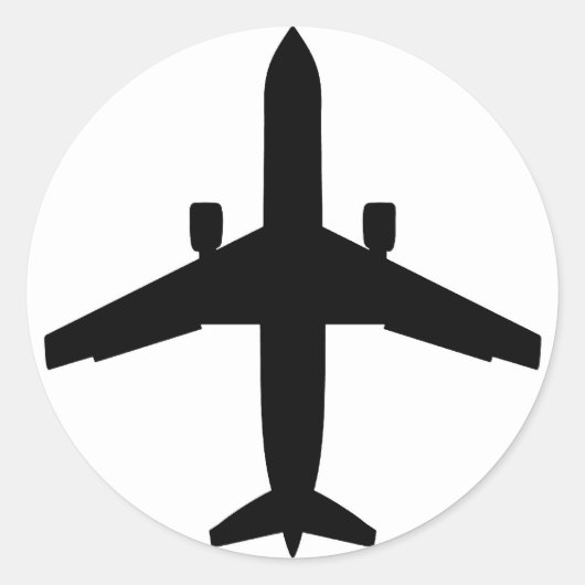 旅客機 ラウンドシール (正面)