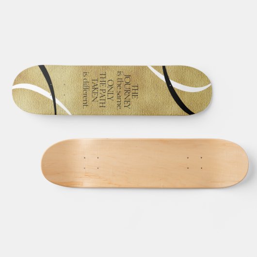 旅感動的路とパス引用文 スケートボード (横)