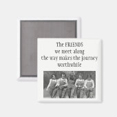 旅感動的路の友情引用文 マグネット (正面/裏面)