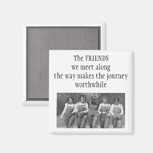 旅感動的路の友情引用文 マグネット (正面/裏面)
