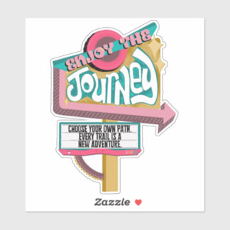 旅楽しむのシール シール