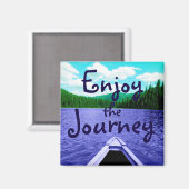 旅楽しむカヌー湖 マグネット (正面/裏面)