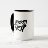 旅楽しむ行 マグカップ (正面左)