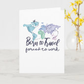 旅生まれ行 カード (黄色い花)