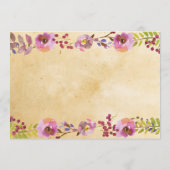 旅程のバチェロレッテの花柄の瓶のピンク木 プログラム (裏面)