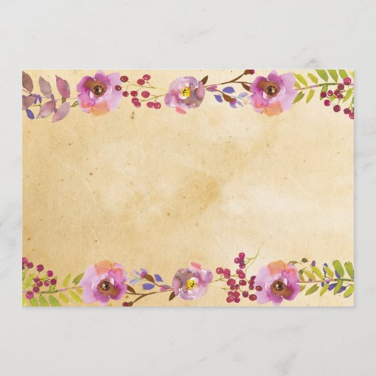 旅程のバチェロレッテの花柄の瓶のピンク木 プログラム (裏面)