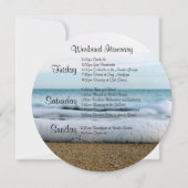 旅程のバチェロレッテの週末の招待状 招待状 (裏面)