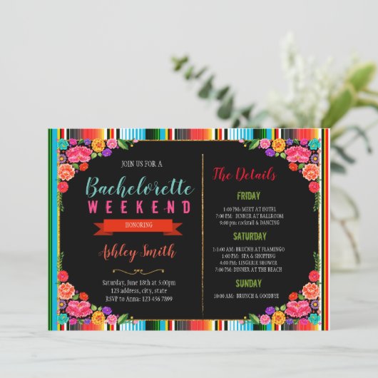 旅程の招待とのフェスタのバチェロレッテ 招待状 (スタンド正面)