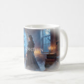 旅立ちは最終便 ミスティートレインマグ コーヒーマグカップ (正面右)