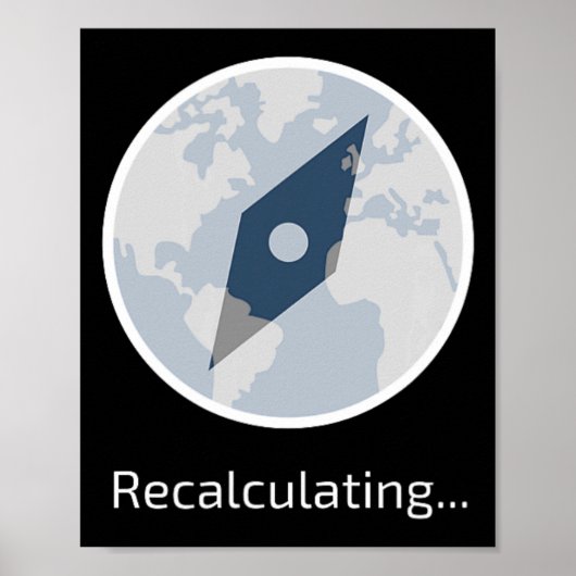 旅行おもしろいハイキングまたはキャンプ用トラベルアイコン ポスター (正面)