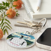 旅行おもしろい – アラバマゴルファー キーホルダー (正面右)