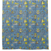 旅行おもしろい シャワーカーテン (正面)