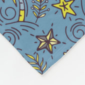 旅行おもしろい フリースブランケット (角)