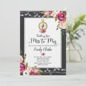 旅行からミッ恋しく思ズブライダルシャワー招待状 招待状 (スタンド正面)