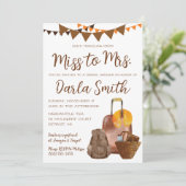 旅行からミッ恋しく思ズ・ラゲッズ・ブライダルシャワー 招待状 (スタンド正面)