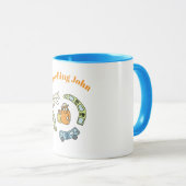 旅行かわいい怪物 マグカップ (正面右)