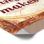 旅行があなたをより豊かにする – アートプリント ポスター (角)