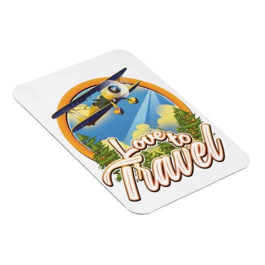 旅行が大好き マグネット (右側)