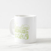 旅行が私の人生を変えた コーヒーマグカップ (正面左)