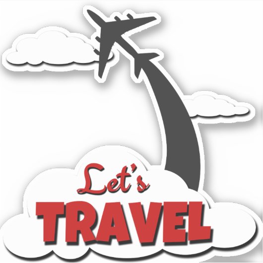 旅行しよう シール (正面)