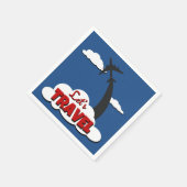 旅行しよう スタンダードカクテルナプキン (角)