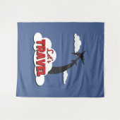 旅行しよう タペストリー (正面(横))