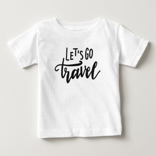 旅行しよう ベビーTシャツ (正面)