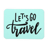 旅行しよう マグネット (横)