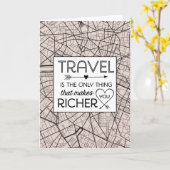 旅行するとグリーティングカードが充実する カード (黄色い花)