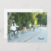旅行する自転車 ポストカード (正面/裏面)