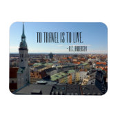 旅行する マグネット (横)