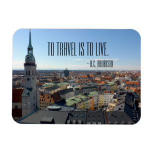 旅行する マグネット