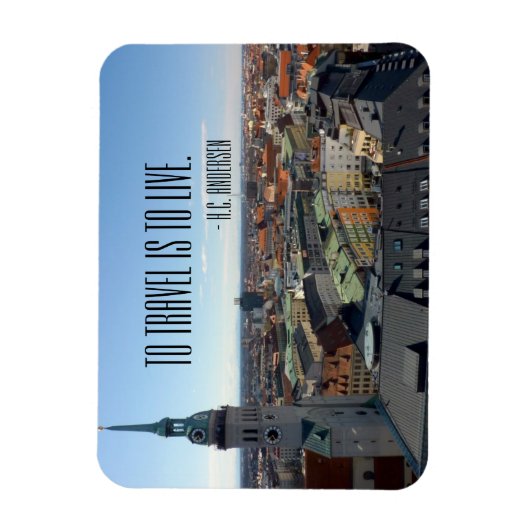 旅行する マグネット (縦)