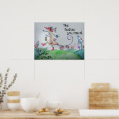 旅行すればするほど行く ポスター (キッチン)