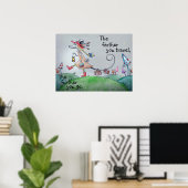 旅行すればするほど行く ポスター (ホームオフィス)