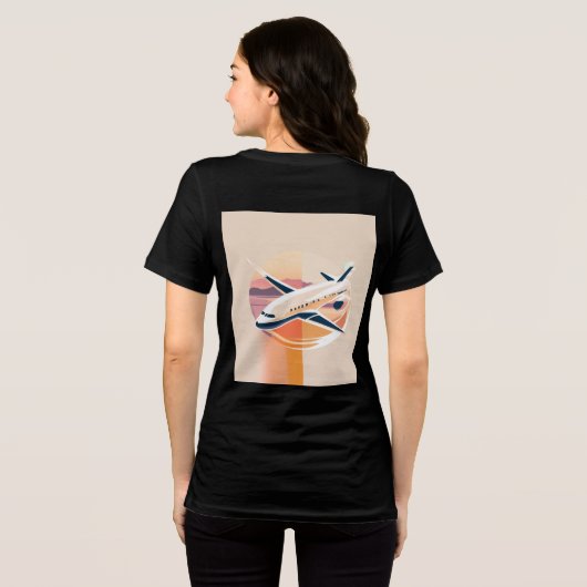 旅行とビジネス調和 – 洗練されたロゴT-S トライブレンドＴシャツ (裏面全面)