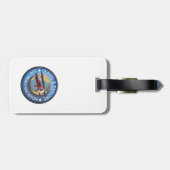 旅行とヨーロッパの休暇を探索 ラゲッジタグ (裏面横)