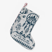 旅行と冒険のテーマ スモールクリスマスストッキング (正面 (吊り時))