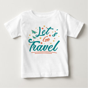 旅行に行こう ベビーTシャツ