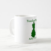 旅行のお尻のベリーダンスのコーヒーのコップ コーヒーマグカップ (正面左)