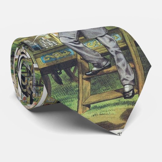 "旅行のにせ医者"のいんちき薬のセールスマン ネクタイ (ロール)