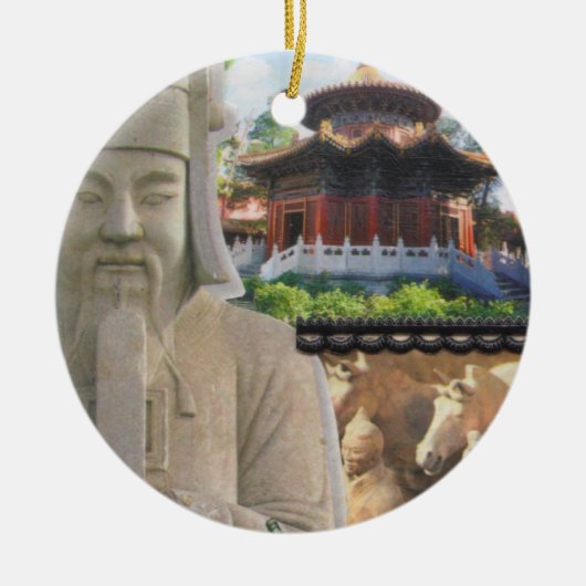 旅行のオーナメント セラミックオーナメント (正面)