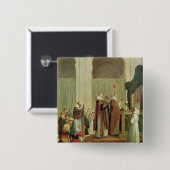 旅行のセントマーチン、1654年の固まり 缶バッジ (正面&裏面)