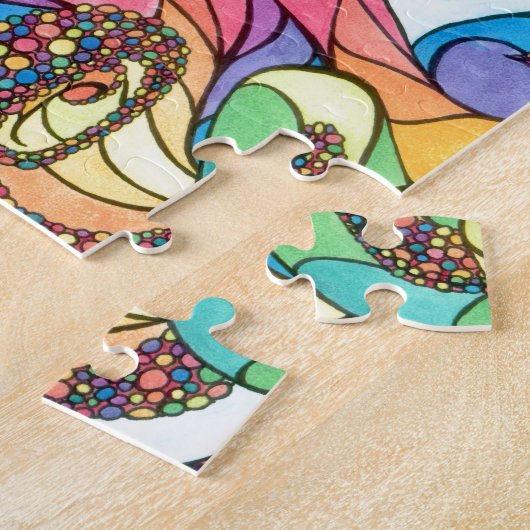 旅行のタコ ジグソーパズル (側面)