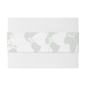 旅行のテーマ結婚の目的地の結婚式 招待状ベリーバンド (裏面例)