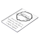 旅行のノートを包含して下さい ノートブック (左側)