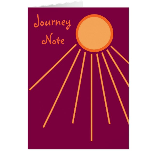 旅行のノート (正面)