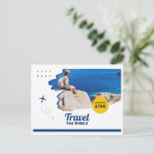 旅行のホリデーカード シーズンポストカード (スタンド正面)